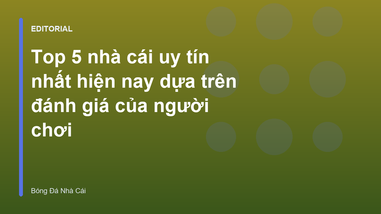 Các tiêu chí chọn nhà cái uy tín